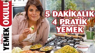 5 Dakikada Hazırlanan 4 Pratik Yemek Tarifi  Nohut ve Fasulyeyle Burritodan Zeytinyağlıya Kadar [upl. by Olva]