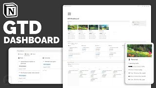 Notion GTD Dashboard  Template Tour amp Guide [upl. by Grobe]