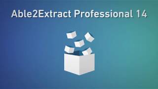 Whats New Able2Extract Professional 14 Features [upl. by Oiretule535]