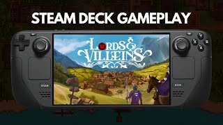 Lords and Villeins  Steam Deck Gameplay [upl. by Atener]