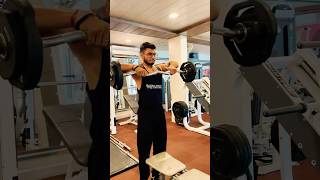 Barbell Upright Row youtubeshorts youtube shorts youtuber youtubechannel reels trending rap [upl. by Jaymie]