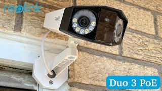 Reolink Duo 3 PoE 16MP Security Camera Setup [upl. by Dolly]