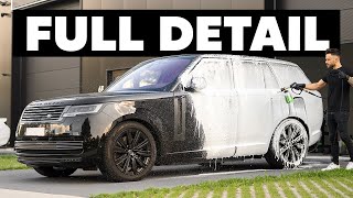 Range Rover P510e SV  Wash Polish amp Coating Full Detail [upl. by Shanks181]