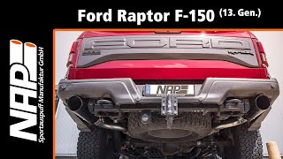 NAP Klappenauspuff ▶ Ford Raptor F150 13 Gen20152019  Soundcheck [upl. by Nevs]