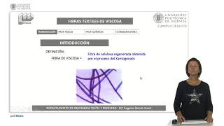 Fibra textil viscosa  1828  UPV [upl. by Rodoeht]