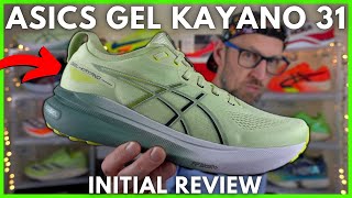 ASICS GEL KAYANO 31 REVIEW  MAX CUSHIONED STABILITY UPDATE  EDDBUD [upl. by Zeuqcaj]