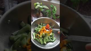 Beans ki sabziबीन्स की सब्ज़ि। easy and simple French beans recipe shorts beansrecipe ytshorts [upl. by Gaspard]