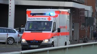 RTW DRK KV Köln Sonderbedarf Zusammenschnitt [upl. by Genovera996]