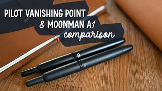 Pilot Vanishing Point Capless and Majohn A1 Moonman Comparison [upl. by Sammie]