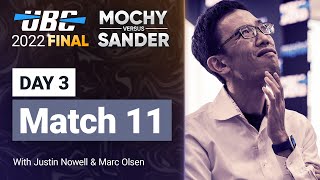 UBC 2022 Final MOCHY vs SANDER Match 11 Backgammon [upl. by Fulvi]