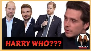 TWiN TALK Brooklyn Beckham has no love for Harry amp Meghan [upl. by Ellebyam]