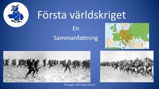 Första världskriget en kort sammanfattning [upl. by Koerner313]