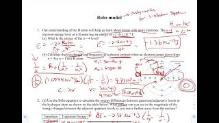 Problem Set 6  Bohr Model Part 1 15 [upl. by Sharl]