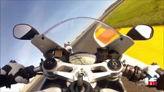 Prueba en circuito de la Ducati 959 Panigale [upl. by Tadich]