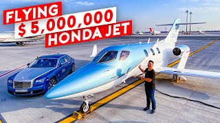 Flying the 5 Million Honda Jet  The Cheapest Private Jet [upl. by Macdonald785]