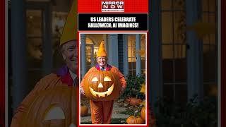 AI Imagines US Leaders In Halloween Spirit Amidst Heating Campaign  Shorts trump harris [upl. by Olsson]