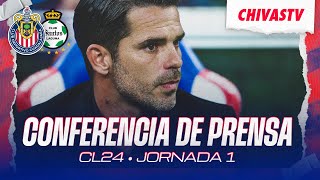 Fernando Gago en Conferencia de Prensa  Chivas vs Santos  J1 Clausura 2024 [upl. by Stag]