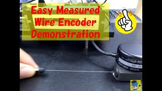 Small Wire Encoder and Long measurement 4000mm Wire Encoder is here [upl. by Imaj]