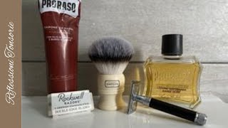 Proraso linea rossaEdwin Jagger DE86Rockwell stainless [upl. by Ullyot]