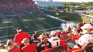 Redblacks Entrance Home Opener 2018 [upl. by Mufinella]