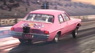 Wild ride Blown V8 Holden HJ [upl. by Llenor]