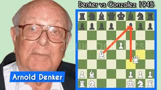 Player of the day  Arnold Denker chess [upl. by Idyh420]