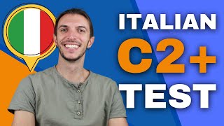 Italian C2 QUIZ Advanced test [upl. by Arde545]