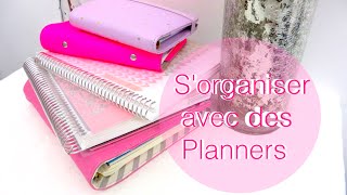 Sorganiser avec un agenda  Filofax Erin Condren Kikkik Plum Paper [upl. by Pittel]