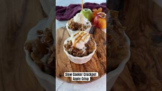 Slow Cooker Crockpot Apple Crisp [upl. by Dearden]