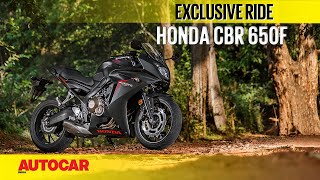 Honda CBR 650F  First Ride  Autocar India [upl. by Zenda]