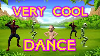 Frog dame tu cosita dances with friends spiderman and grandfather in different interesting places [upl. by Enilekaj743]