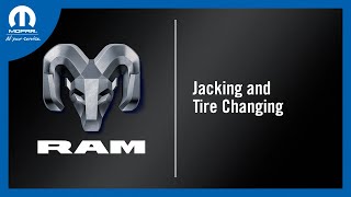 Jacking and Tire Changing  How To  2025 Ram ProMaster [upl. by Drarehs]