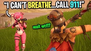 10 year old starts HYPERVENTILATING after I add him on Fortnite he stopped BREATHING [upl. by Anadroj]