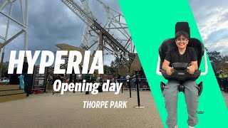 Hyperia is officially open Hyperia Thorpe Park Opening Day Vlog 24th May 2024 [upl. by Blake]