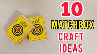 DIY 10 MATCHBOX Craft ideas  Teen Craft [upl. by Negaet]