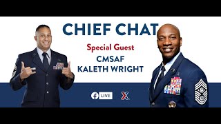 Chief Chat Episode 43 with Chief Master Sgt of the Air Force Kaleth O Wright [upl. by Eyllek]