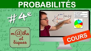 LE COURS  Probabilités  Quatrième [upl. by Aramoiz]