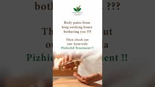 Pizhichil Kottakkal Ayurveda Therapy  Best for Arthritis Hypertension Paralysis  Ajman Dubai [upl. by Ynamad]