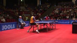 Backhand Topspin Against Backspin Technique  Table Tennis Coaching [upl. by Dalston645]