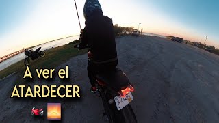 Saco la FZ para ir a ver el ATARDECER 🏍🌅 [upl. by Liberati561]