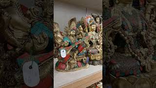 Largest collection of Brass items in Bangalore Wholesale and retail Detailed video on the channel [upl. by Patti]