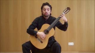 Iván García Andaluza by Granados for the London international guitar competition 2016 [upl. by Alexine]