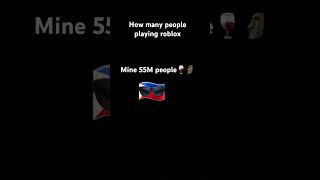 How many people playing roblox [upl. by Galen]