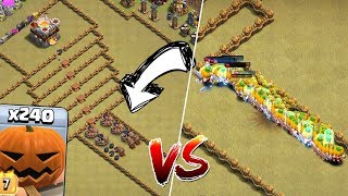 240 KÜRBISBARBAREN gegen 3D TROLLBASE  Clash of Clans Deutsch German [upl. by Hsur122]