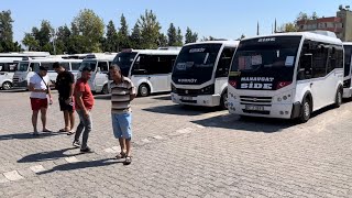 Otogar Manavgat city bus dolmus 2022 [upl. by Eenafets]