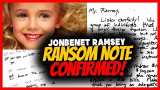 BREAKING JonBenet Ramsey Case SOLVED and Handwriting on Ransom CONFIRMED [upl. by Huntlee]