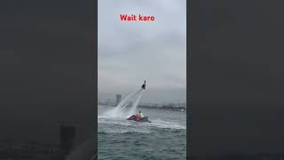 Lovely girl flying water jetski youtubehomepage youtube youtubeshorts ytshorts shorts [upl. by Previdi]