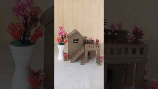 Beautiful clay house🏠  diy viral craft clay shorts [upl. by Yema862]