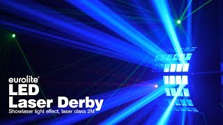 EUROLITE LED Laser Derby [upl. by Eirod]