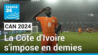 CAN 2024  la Côte dIvoire renverse le Mali in extremis et simpose en demifinale • FRANCE 24 [upl. by Cristiona]